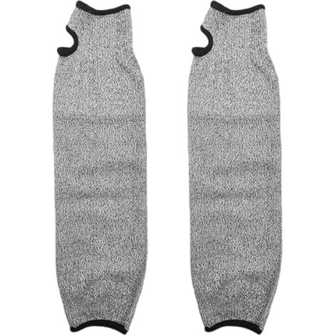Manches en Tricot Résistant Aux Coupures, Protection de Niveau 5 Anti-Coupure Gants de Jardinage Travail Outil de Protection de