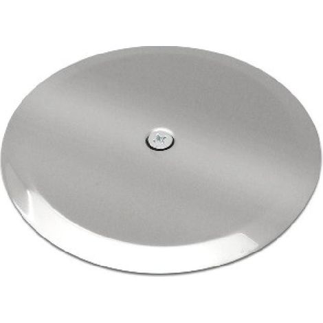Piattello per pozzetto a pavimento in acciaio inox -Grigliato ø 140