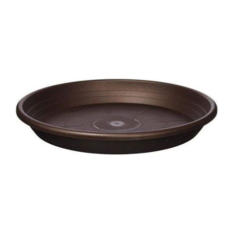 PLATO BASE MACETA NAXOS MARRON 32CM