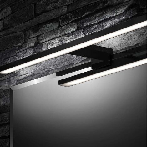 [NEUWERTIG] B-Ware Briloner LED Spiegelleuchte Wandleuchte Dun Brilo schwarz 60cm IP44 Leuchte (1/2)