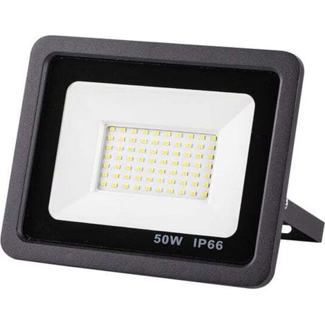 50-W-LED-Flutlicht, 5000 lm LED-Außenleuchte, Hochleistungs-LED-Strahler, 6500 K kaltweißes LED-Flutlicht, IP66 wasserdichter Strahler für Garten, Hof, Garage, Terrasse NPTERBL