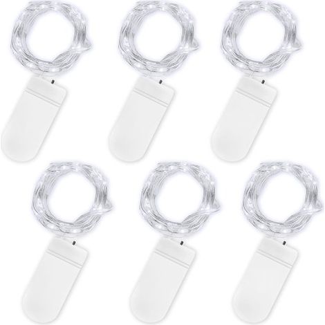 Illuminazione d'atmosfera, lunga 2 metri, con filo di rame impermeabile da 20 mm e luci a LED, ideale per compleanni, feste, matrimoni, decorazioni da giardino, ecc. (1/5)