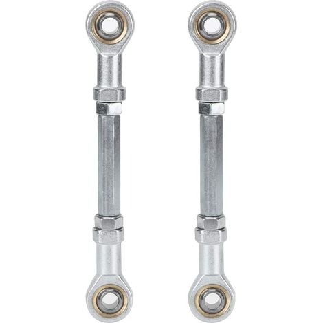 2 Pcs Tie Rod End Kit 150mm-170mm 8mm Steering and Suspension Kit for Mini Electric ATV 49cc Go Kart (1/5)
