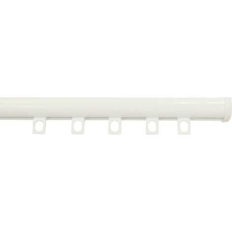 Secodir – Tringle à rideau discret 3 m – Aluminium extrudé – Fixation plafond – 32 glisseurs fournis – Fabrication française (1/4)