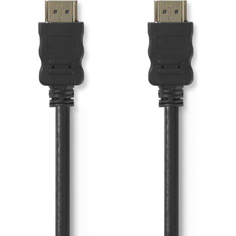 Nedis Cable HDMI™ de Alta Velocidad con Ethernet  Conector HDMI™ - Conector HDMI™  3,0 m  Negro NE550686132 (1/3)