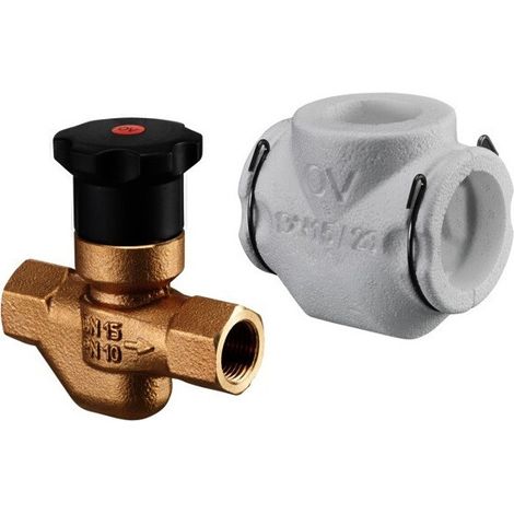 ROBINET DE BOUCLAGE UP-THERM, DN 15 F, PREREG. 63°C