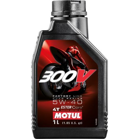 Olio motore Motul 300V 4T FL Road Racing 5W40 1L (sintesi)