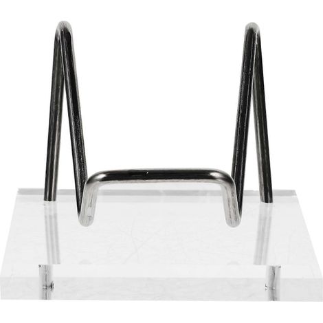 Présentoir pour pierres brutes, cristaux et minéraux. Support pour pierres précieuses brutes. Étagère à minéraux.-6.5X6.5CM-Silver (1/4)
