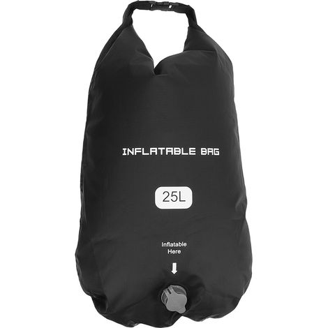 Sac de voyage gonflable 2-en-1 : repose-pieds et rangement étanche, avec pompe à air intégrée, idéal pour déplacements. (1/5)
