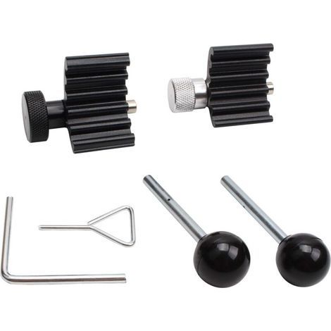 Kit de réglage du moteur Diesel, vanne de verrouillage du vilebrequin de distribution, outil de fixation du vilebrequin du moteur, compatible avec Audi et Volkswagen (1/5)