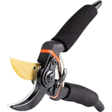 Sécateur Professionnel Titane 20,3 cm - Manche en Éponge Jardinage (1/5)