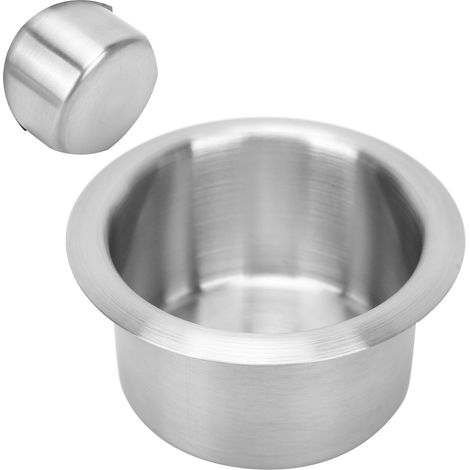 Porte-gobelet en acier inoxydable pour camping-cars, porte-gobelet modifié pour voiture, porte-gobelet en acier inoxydable, 9 x 5,5 cm (1/5)