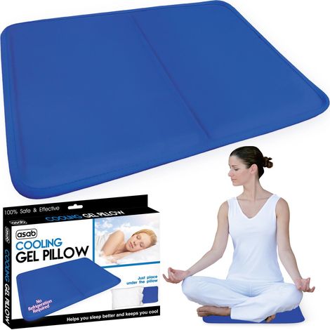 Large Self Cooling Gel Mat Pet Gel Pad Pillow Dogs Cats Relief Cool Mattress (1/5)