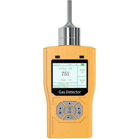 Moniteur de qualité de l'air Portable O3 Ozone Photoion Détecteur De Gaz Pompe De Détection De Gaz D'aspiration Détecteur D'air Basse Puissance O3 Détecteur Capteur Testeur De Qualité De L'air Capteur (1/5)