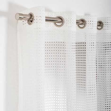 Waska Voilage Tamisant Blanc L.140 x H.240 cm (1/4)