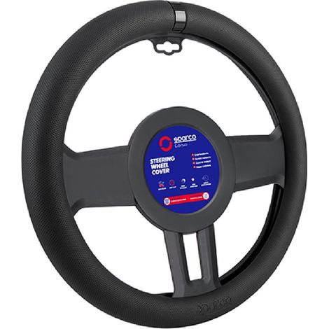 Couvre Volant Noir Sparco Avec Bague Centrale