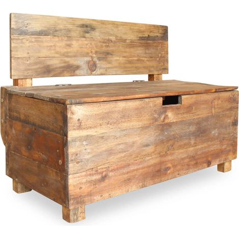 Banc Bois de récupération 86 x 40x60 (1/5)