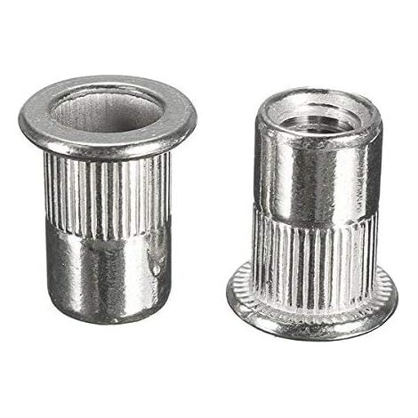100 Pcs M6 Filetage Ecrou Rivet Rivnut Insert Serti 304 INOX (1/4)