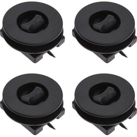 4pcs Tapis de Voiture Retenue Anti-dérapant Boucle Torsion Clip en Plastique Fixation Montage Double Couche Pinces Supports (1/5)