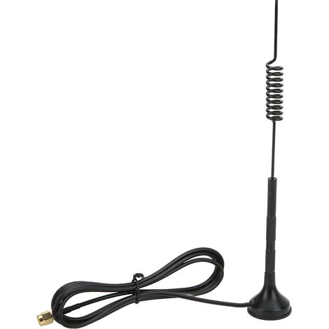 Antenne radio voiture à base magnétique gain élevé acier cuivre transmission signal (1/5)