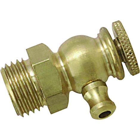Boutte 1110109 V10 - Valvola di sfiato manuale per termosifone, in ottone, Ø13mm, 5 x 10