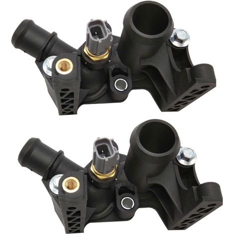2 boîtiers de thermostat de système de refroidissement 7M5G-8K556-AC pour Ford Fiesta Focus 2012-2016 (1/5)