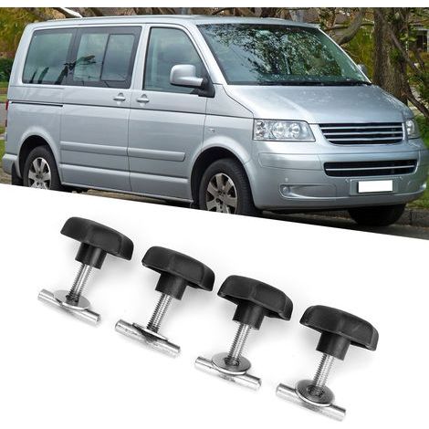Stück Edelstahl-T-Bolzen-Befestigungsschienen für Volkswagen Multivan T5 / T6 ab Baujahr 2003