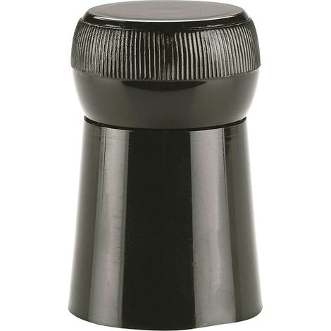 TAPPO CHAMPAGNE PLASTICA NERO