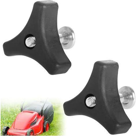 Boulon de Rechange pour Tondeuse à Gazon, Poignée Universelle de Tondeuse à Gazon, Poignée de Tondeuse à Gazon, 2 Pièces Tondeuse à Gazon Triangle Poignée, Outil pour Tondeuse à Gazon Ma (1/5)