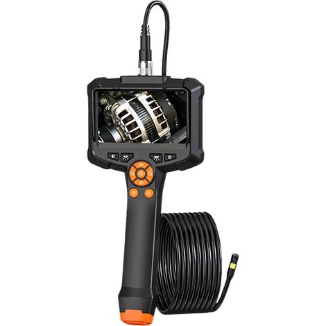 Endoscope industriel avec sonde flexible transparente pour examen automobile et mécanique (1/4)