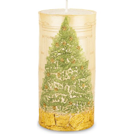 Weihnachtskerze 14x7x7 cm (1/5)
