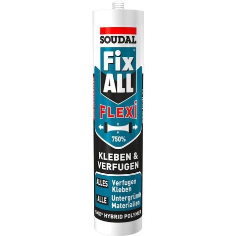 Soudal Montagekleber Fix All Flexi weiß 470 g Kleber & Leime (1/4)