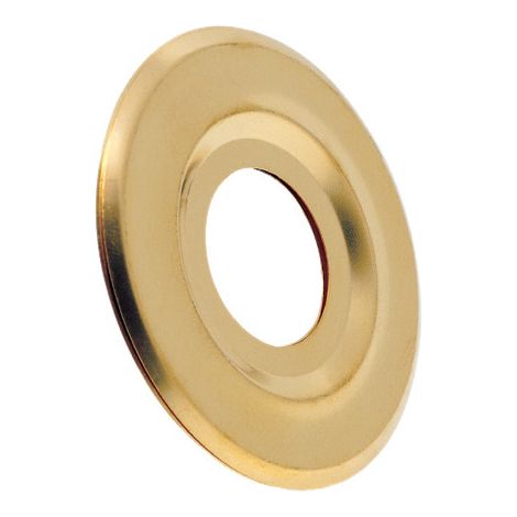 Polierte flache Rosette aus 15x21 D.55mm
