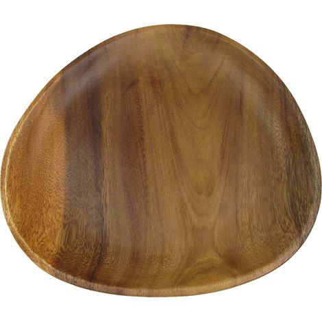 Signes Grimalt Vassoio triangolare per utensili  Vassoio ovale marrone - 2x21x20 cm