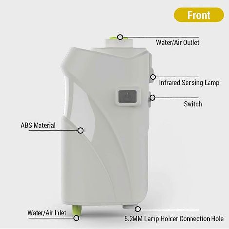 Sauerstoffpumpe für Outdoor-Angeln, USB-Anschluss, intelligenter Sensor, Wassersauerstoffpumpe