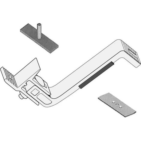 BRÖTJE Juego de estribos de techo Extensión DBSE 00 B, 807272