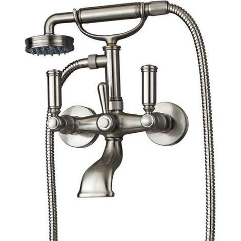 Mélangeur bain-douche avec inverseur, douchette et flexible LIBERTY LINE chrome - BOSSINI Z001103030 (1/3)