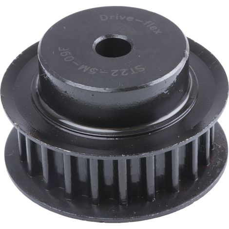 Poulie pour courroie crantée en Acier 22 dents , pas de 5mm, alésage 6mm ( Prix pour 1 )