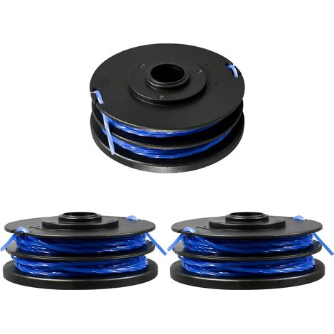 Ersatzspule für Ryobi RAC123 Freischneider 5132002671, 1,5 mm x 8,3 m für Ryobi RLT4027, RLT4125, RLT5027, RLT6030, RLT5127, RLT6130 Freischneider (3 Spulen)