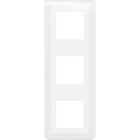 Legrand Mosaic Abschlussplatte weiß 3x2 Module glänzend