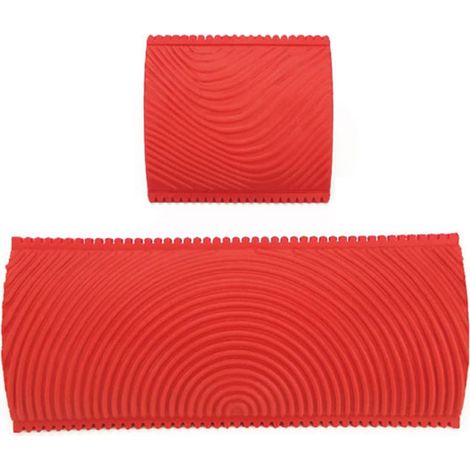 1 Outil de peinture effet bois, accessoire DIY décoration murale, plastique dentelé (1/5)