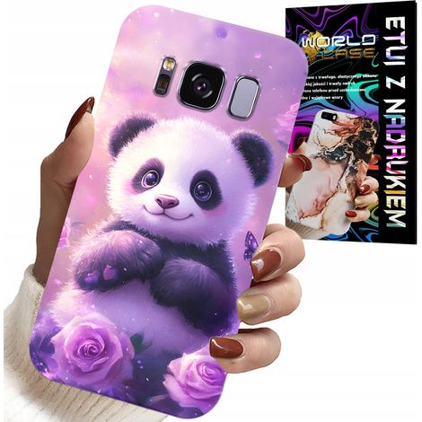Hülle für Samsung Galaxy S8 – niedliche Panda-Muster für Kinder + Folie (1/5)
