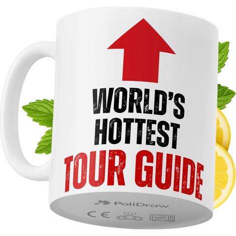 Lustiger Kaffee- oder Teebecher mit witzigem Textdesign für Reiseführer – ideal für Geburtstage, Namenstage, Feiertage und besondere Anlässe. Hochwertiger Becher für Zuhause, Büro und Arbeit. Farbe: W (1/5)