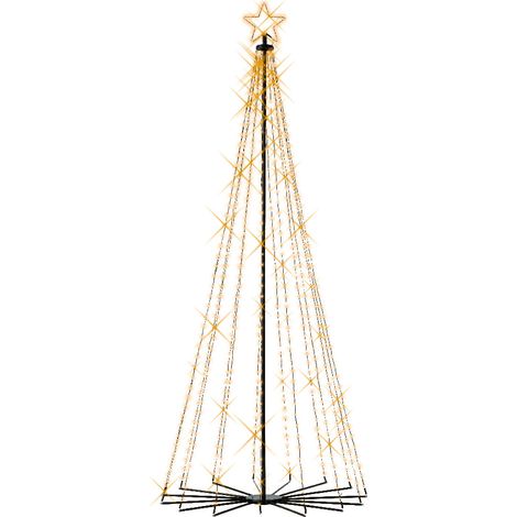 Arbre LED cône 100x240 cm, 8 fonctions