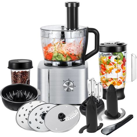 Robot Culinaire, 11 Fonctions, 1100W de Puissance (1/2)