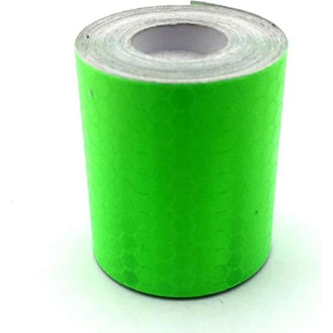 Ruban Réfléchissant - Bande Avertissement Rétroréfléchissante En Cristal - Pour Vélo Voiture Moto - 5 cm x 3 m - Vert (1/5)
