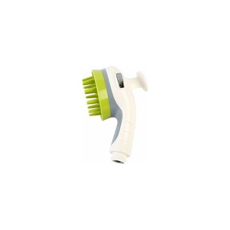 Brosse de douche pulvérisateur d'eau pour toilettage animal, blanc –