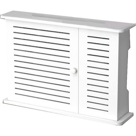Boîte de rangement pour routeur Wi-Fi sans fil, boîte en bois, support de câbles, étagère murale pour prises électriques -sin