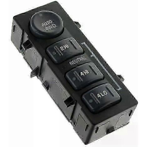15709327 19168767 Bouton de boîte de transfert pour transmission intégrale compatible avec Chevrolet Avalanche, Silverado, Tahoe et GMC Sierra ( )