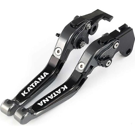 Katana CNC Motorrad-Kupplungs- und Bremshebel-Set, Zubehörteile für Suzuki GSX 600/750 Katana GSX 750F Katana (1998–2006) – Armeegrün (1/3)